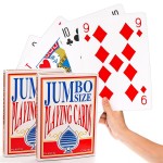 9X Jumbo Playing Cards with Logo