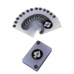 Waterproof Transparent Poker Cards with Logo