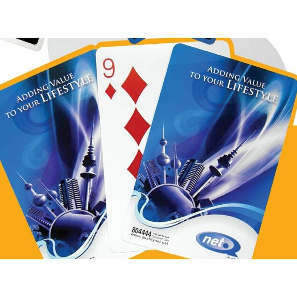 Plastic Coated Playing Card Deck (3 Color) Custom Imprinted Plastic Coated Playing Card Deck (3 Color) Custom Imprinted