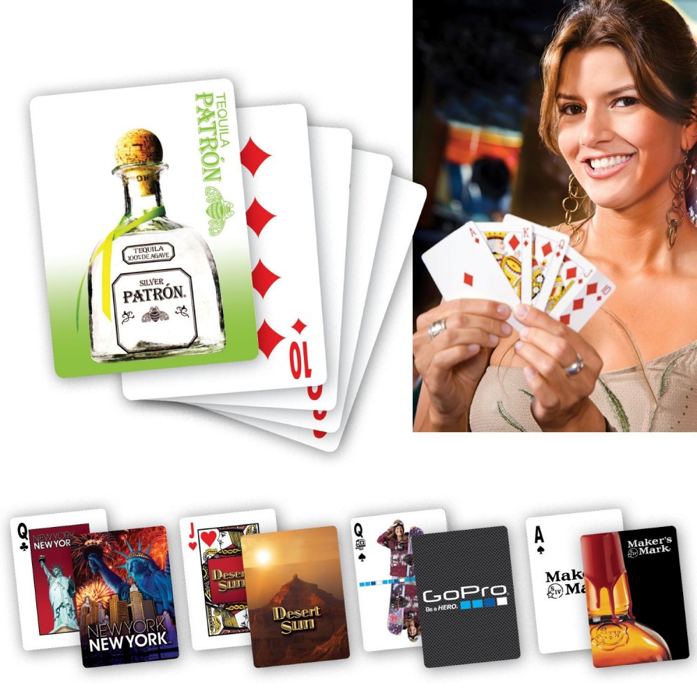 Logo Branded USA Lucky Custom Playing Cards Logo Branded USA Lucky Custom Playing Cards