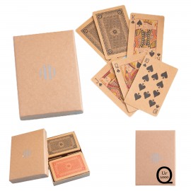 Kraft Playing Card Poker with Logo