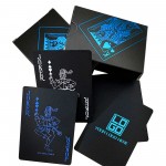 Custom PVC Material Waterproof Coating Playing Cards with Logo
