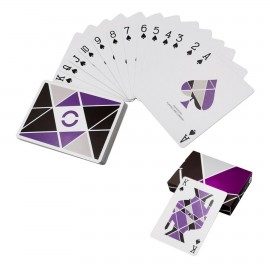Custom Imprint Bridge Size Playing Cards with Logo