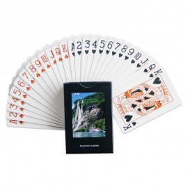 Full Color 320g Custom Standard 52-Card Deck with Logo