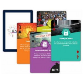 Personal Safety Poker Card Deck with Logo  Personal Safety Poker Card Deck with Logo