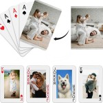 Custom Poker Playing Cards With Photo Artwork with Logo