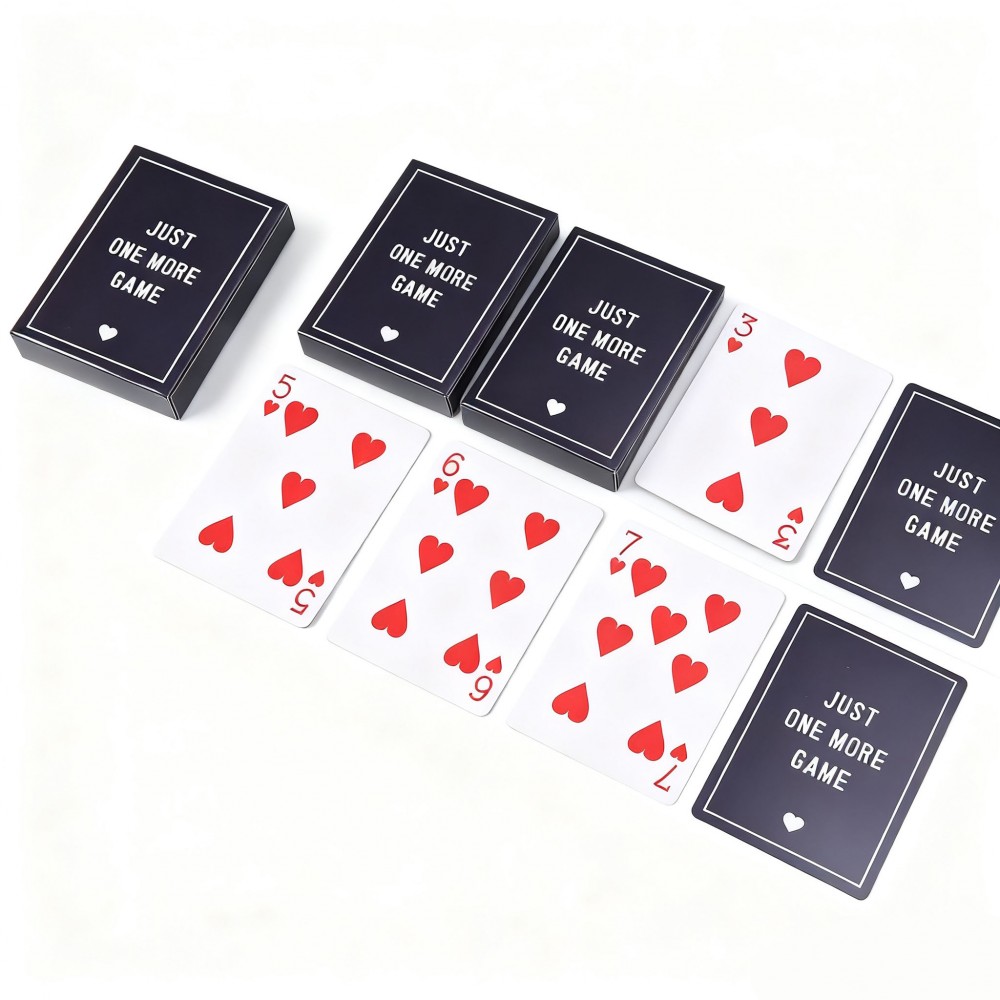 Logo Branded Custom Back And Faces Poker Size Playing Cards
