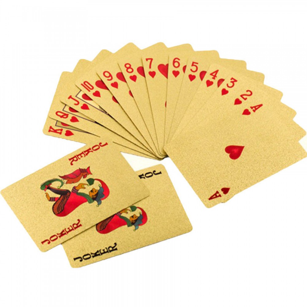 Gold Foil / Silver Foil Poker Cards Custom Imprinted Gold Foil / Silver Foil Poker Cards Custom Imprinted
