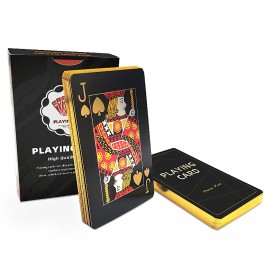 Logo Branded Premium Gold Foil Poker Playing Cards