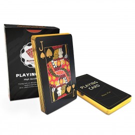 Logo Branded Premium Gold Foil Poker Playing Cards  Logo Branded Premium Gold Foil Poker Playing Cards