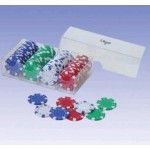 Customized 100 Piece Composite Clay Poker Chips (Screened)