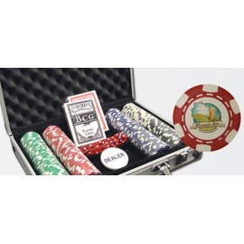 200 Piece Chip Set (Foil Stamped) with Logo