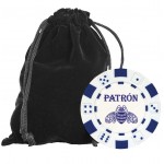 Chip Set w/Velveteen Carry Pouch - 50 Hot-Stamped Chips with Logo