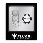 Ahead Switchfix Divot Repair Tool & Poker Chip Ball Marker Gift Set - White-Black with Logo
