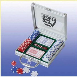 Customized 100 Piece Casino Style Poker Set (Screened)