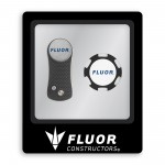 Ahead Switchfix Divot Repair Tool & Poker Chip Ball Marker Gift Set - Black-Silver with Logo