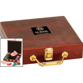 Customized Rosemont Poker Gift Set - 100 Chip