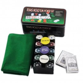 Logo Branded Texas Hold'Em Poker Set