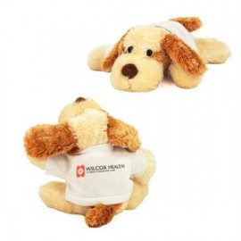 8" Scruff Dog Stuffed Animal w/T-Shirt & Full Color Imprint with Logo