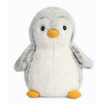 Custom Imprinted 9" Gray Pom Pom Penguin Stuffed Animal