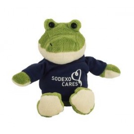 6" Lil' Alligator Stuffed Animal w/T-Shirt & One Color Imprint with Logo