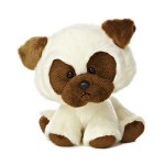 6" Poppy Pug Dog Custom Imprinted