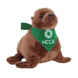 5" Pocketkin Eco sea lion with bandana OC with Logo