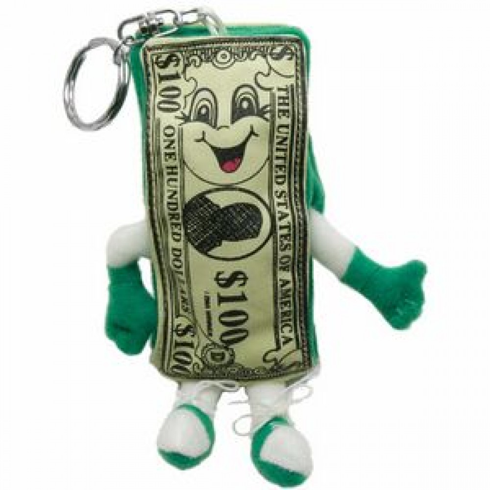 Custom Imprinted 5" Money Man Key Chain Custom Imprinted 5" Money Man Key Chain