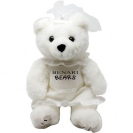 Logo Branded 8" Bride Bear with one color imprint