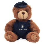 8" Engineer Bear Stuffed Animal w/One Color Imprint with Logo