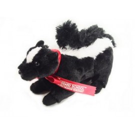 Logo Branded 8" Lil' Sachet Skunk Stuffed Animal w/Ribbon & One Color Imprint  Logo Branded 8" Lil