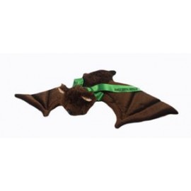 8" Bart Bat Stuffed Animal w/Ribbon & One Color Imprint with Logo