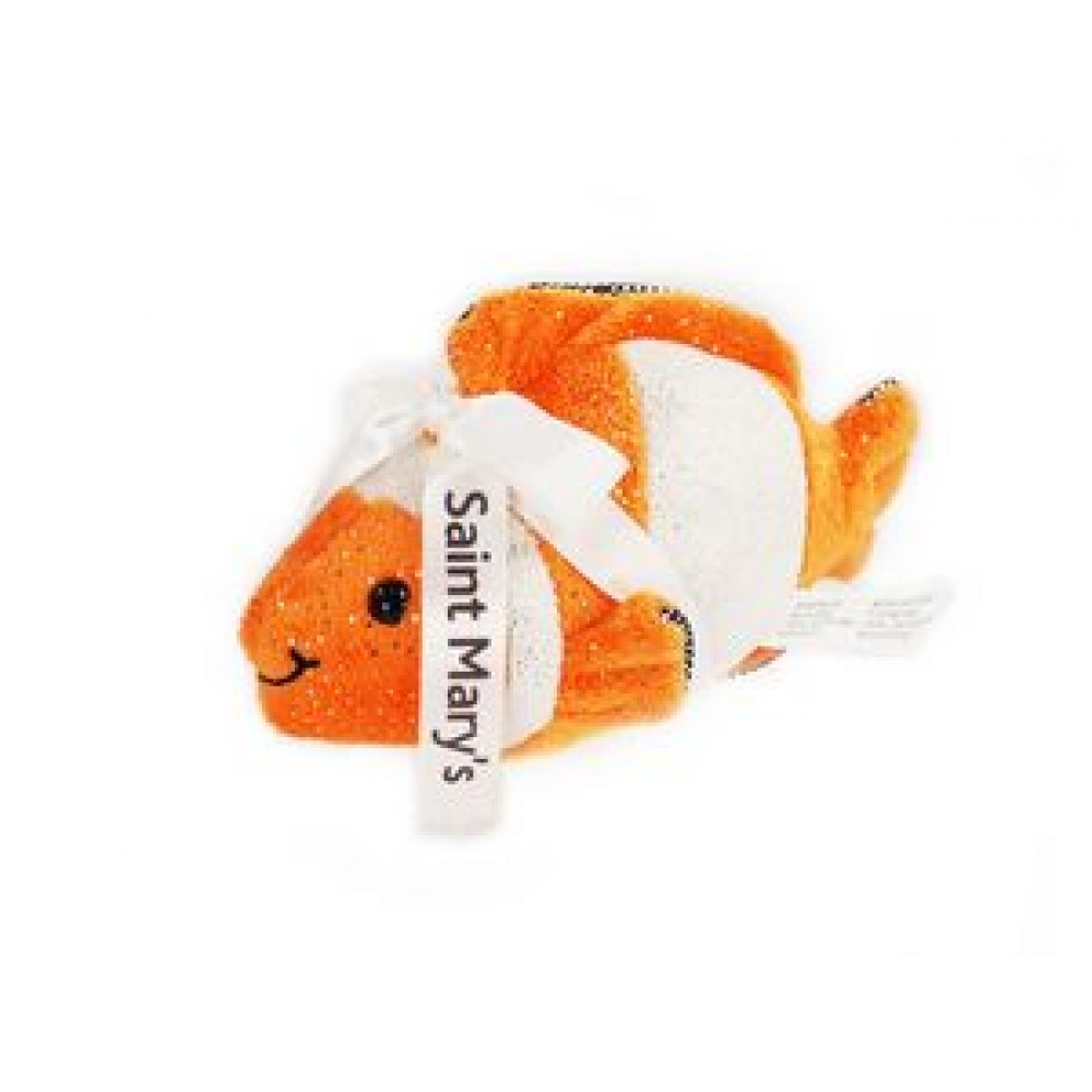 Logo Printed 7" Clown fish with ribbon one color imprint Logo Printed 7" Clown fish with ribbon one color imprint