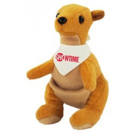 7" Kangaroo with bandana and one color imprint with Logo