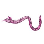 Custom Imprinted 52" Zebra Print Pink Snake
