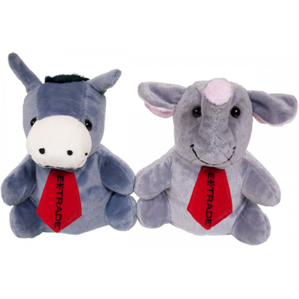 Custom 7" Donkey/Elephant Reversible Puppet