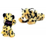 8" Streak Cheetah Stuffed Animal w/Vest & One Color Imprint with Logo
