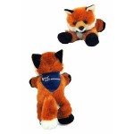 Personalized 8" Foxxie Fox Stuffed Animal w/Bandana & One Color Imprint