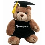Custom Imprinted 8" Graduation Bear with one color imprint