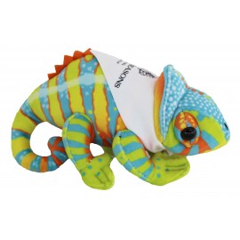 5" Pocketkin Eco Chameleon with bandana OC with Logo