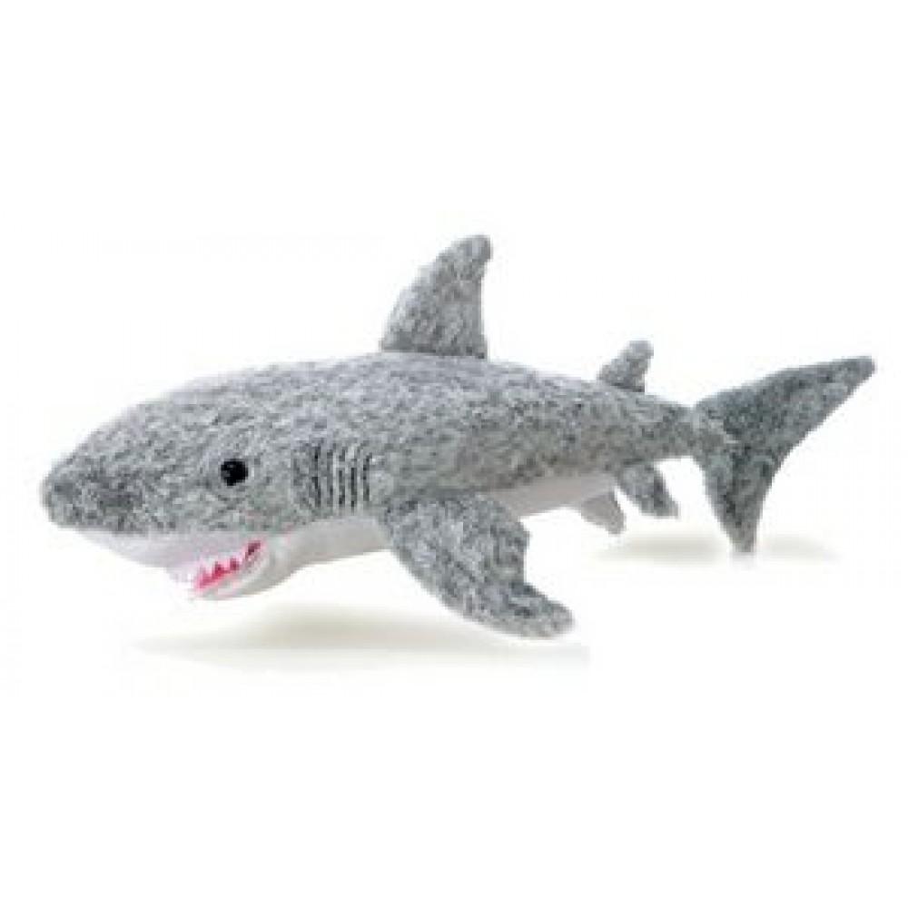 8" Samuel Shark Stuffed Animal Logo Printed 8" Samuel Shark Stuffed Animal Logo Printed