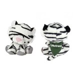 Custom Personalized 6" Tasha WB White Tiger with bandana and one color imprint