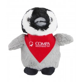 7" Hug'ems Emperor Penguin Chick with bandana OC with Logo