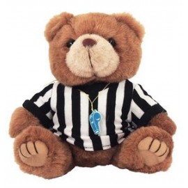 Custom 8" Referee Bear Stuffed Animal