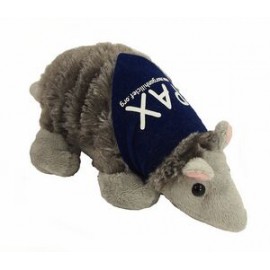 8" Armadillo Stuffed Animal w/Bandana & One Color Imprint with Logo