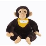 Customized 15" Chimp Stuffed Animal w/Bandana & Full Color Imprint