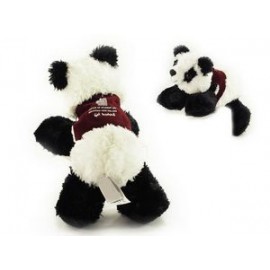 8" Mei Mei Panda Stuffed Animal w/Vest & One Color Imprint with Logo