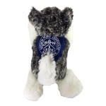 Custom 8" Mush Husky Dog Stuffed Animal w/Bandana & One Color Imprint
