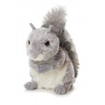 8" Nutsie Squirrel with bandana and full color imprint with Logo