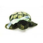 Promotional 8" Splish/Splash Turtle Stuffed Animal w/Ribbon & Two 1-color Imprints